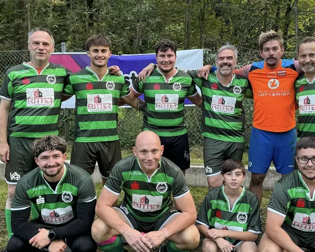 Die Spieler der Stadtgemeinde Mürzzuschlag.  | Foto: Raiffeisenbank Mürztal
