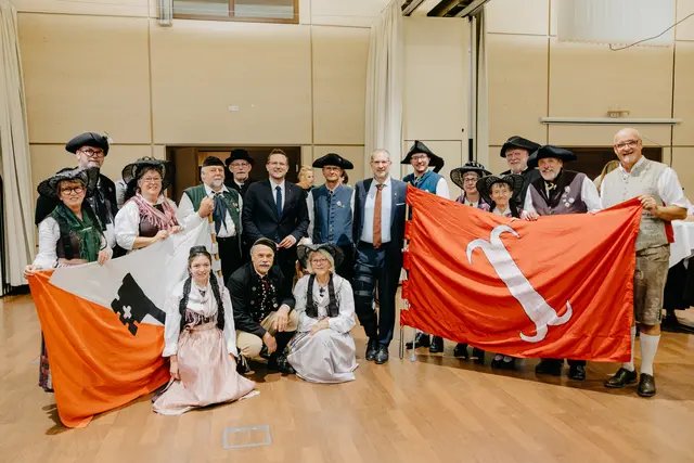 Eine große Delegation aus Öhringen rund um Oberbürgermeister Patrick Wegener verbrachte dazu drei Tage in Treffen. | Foto: Gemeinde Treffen am Ossiacher See