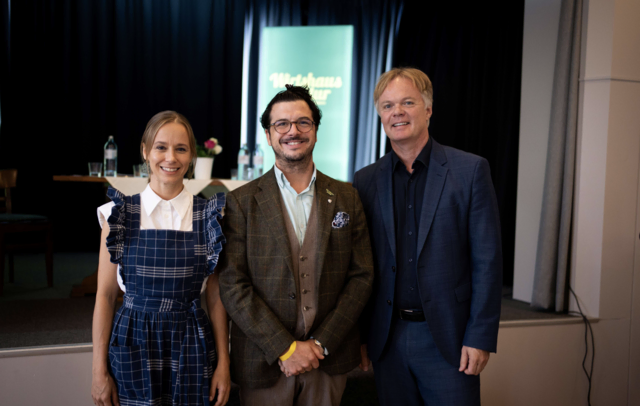 Moderatorin Kira Schinko, Hartmuth Rameder – Obmann der Wirtshauskultur Niederösterreich und Michael Duscher – Geschäftsführer der Niederösterreich Werbung. | Foto: Niederösterreich Werbung