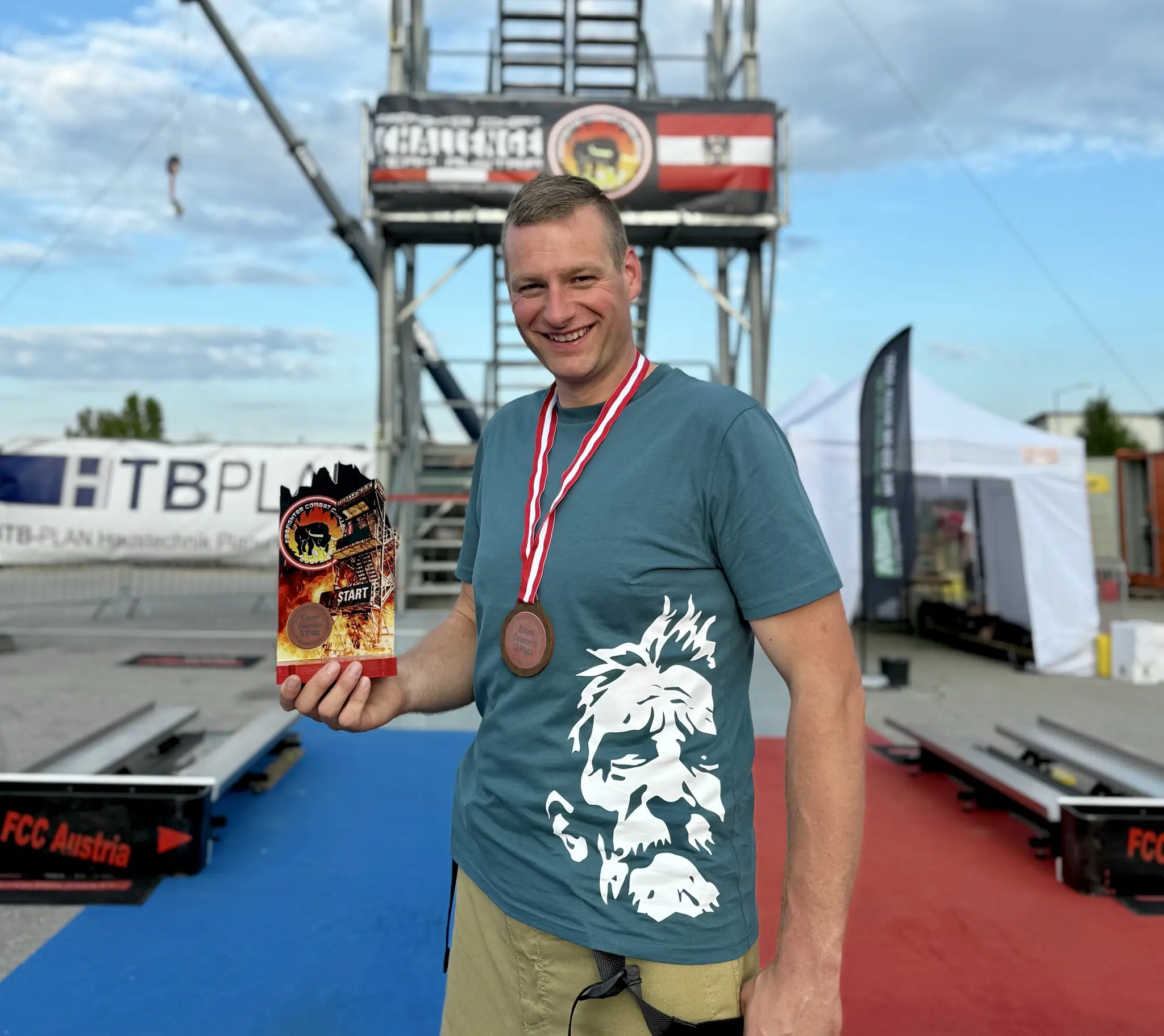 Firefighter Challenge: Florian Unterlercher takes podium place at extreme ...