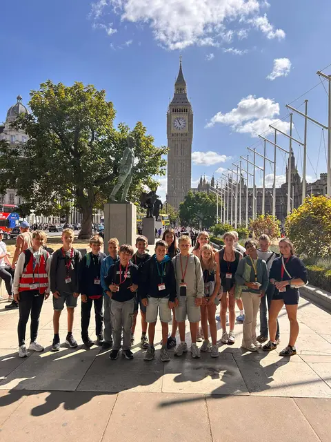 Die Sommergruppe von heuer bei der London-Exkursion vor dem "Big Ben". | Foto: Siegfried Lorenz