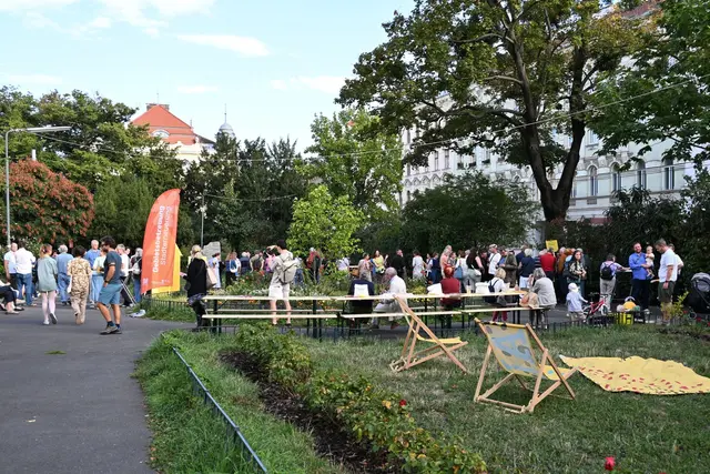 Die neue Planung wurde bei einem Event am Mittwoch, 16. September, am Aumannplatz präsentiert.  | Foto: BV18
