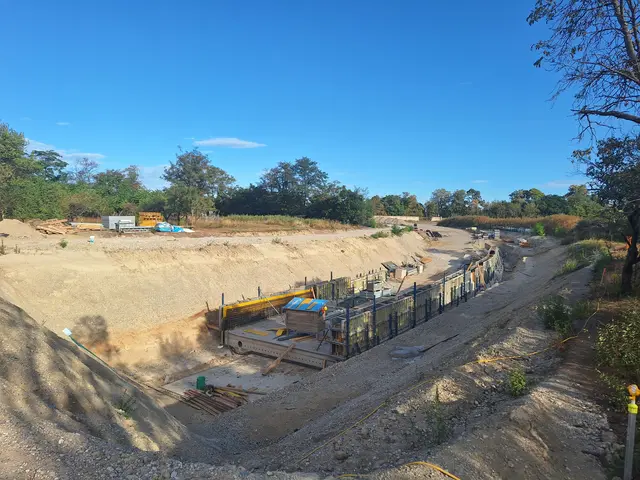 Die Baustelle auf der Mattersburger Bahnstrecke. | Foto: ÖBB/Platzer