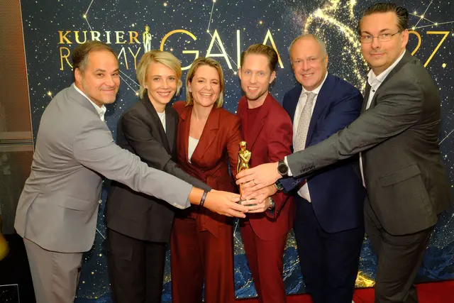 Markus Mörth, Viktoria Veider-Walser, Stefanie Groiss-Horowitz, Markus Freistätter, Richard Grasl, Georg Leyrer. | Foto: Kurier