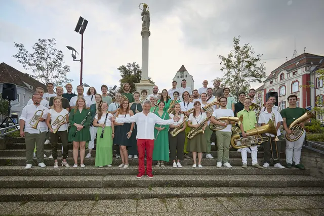 Das Studio Percussion Graz spielt für einen ihm lange verbundenen Komponisten zu dessen Geburtstag auf. | Foto: Studio Percussion Graz