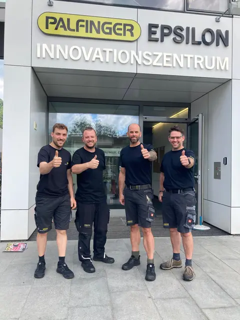 Von links: Günther Auer, Thomas Rieder, Stefan Windhofer und Julien Chesneau. | Foto: PRO-GE Salzburg