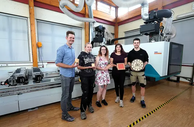 Bis ins kleinste Detail präzise ausgeführte Werkstücke mit der CNC Bearbeitungsanlage in wenigen Minuten. | Foto: LBS FF