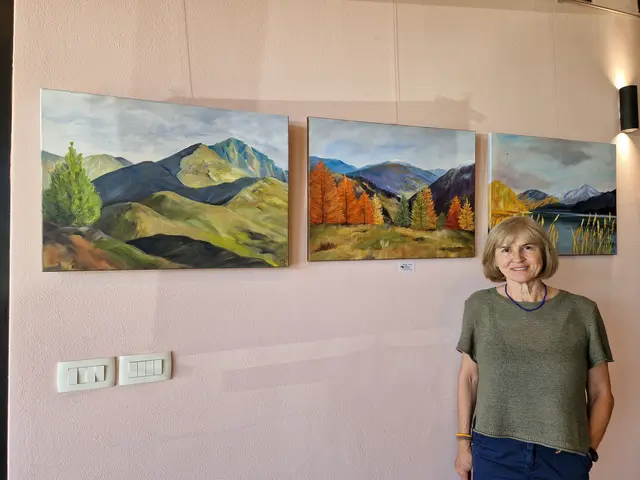 Margrit Pernull mit Ihren Landschaftsbildern von den Nockbergen!