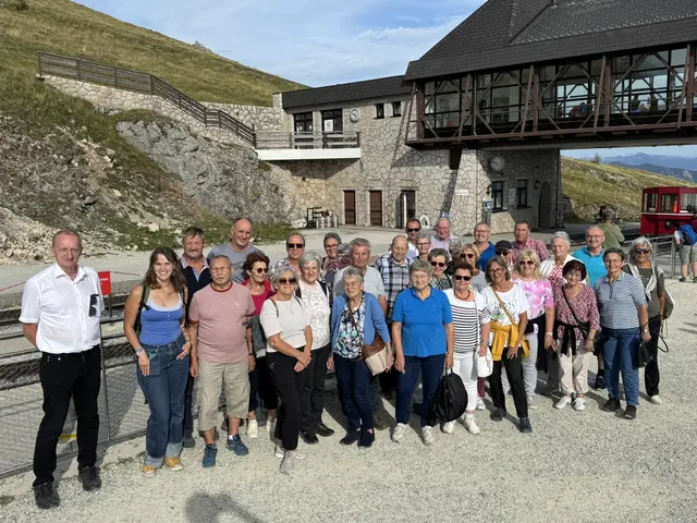 Die Ausflügler in St. Wolfgang