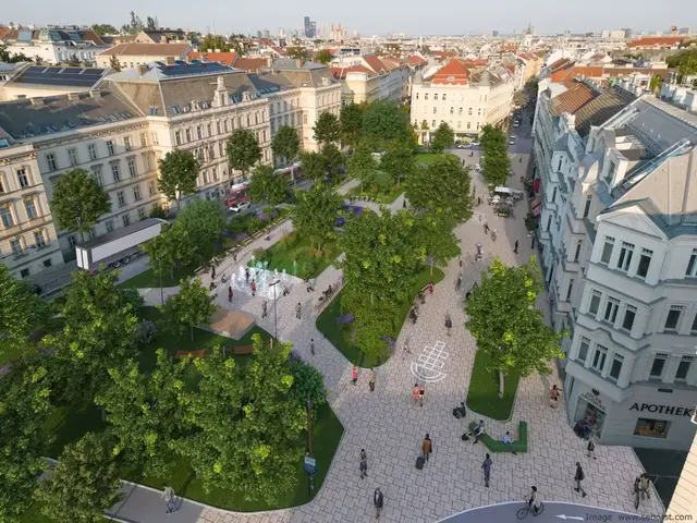 Die konkreten Pläne sehen weiterhin eine Vergrößerung der Grünfläche und eine neue Fußgängerzone vor.  | Foto: Visualisierung - www.sehorst.com