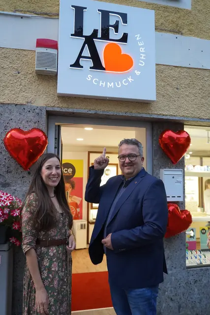 NR Klaus Mair mit Lea Kathrein | Foto: Kainz