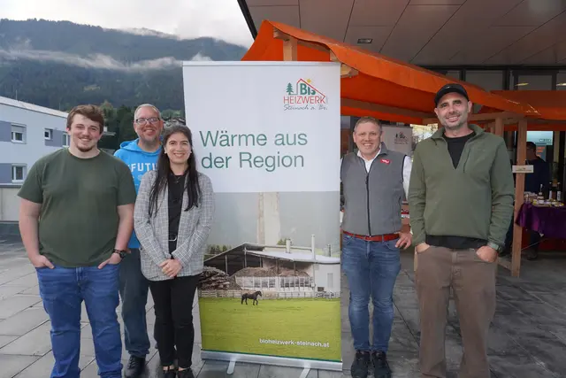 Erstmals mit dabei war das Team des Bioheizwerk Steinach rund um die Geschäftsführer Bernhard Larcher und Hannes Rudig. | Foto: Kainz