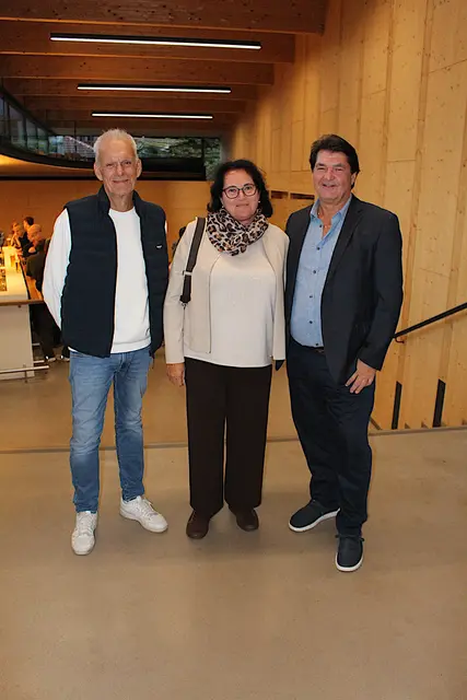 Vizebgm. Max Unterrainer mit Bgm. Manfred Schafferer und Gattin Claudia.