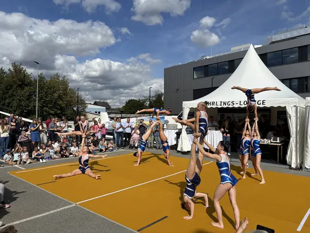 Showeinlage der Sportakrobaten Dobersberg | Foto: Daniel Schmidt