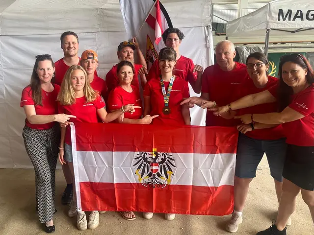 Diana Moitzi mit der Goldmedaille | Foto: BSC Wolfsberg
