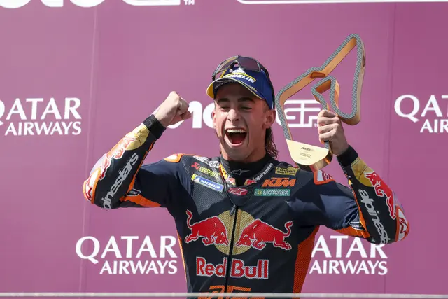 Pedro Acosta feierte seinen ersten MotoGP-Sieg.