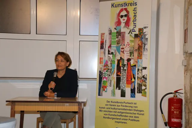 Dorottya Kelemen, auch sie las einiges aus dem Buch 
