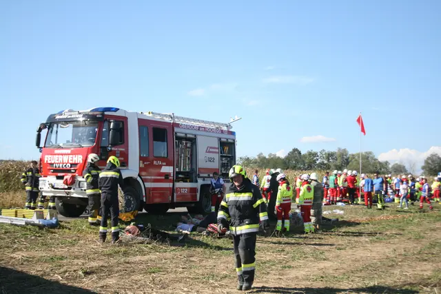 Großübung in Kirchberg an der Raab