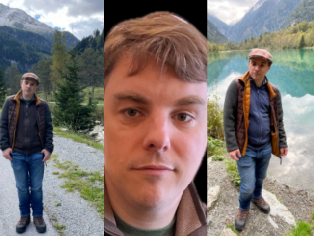 Es wird darauf hingewiesen, dass die Fotos Tobias in früherer Kleidung zeigen. Hintergründe (Berge, See) sind kein Hinweis auf seinen Aufenthaltsort. | Foto: privat