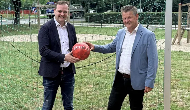 Vizebürgermeister Patrick Jonke und Bürgermeister Christian Scheider.  | Foto: Büro Jonke
