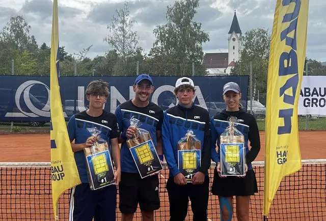Clemens Hainbuchner, Martin Gottsbachner, Florian Lettner und Stefanie Heigl. | Foto: UTC-Windhaag
