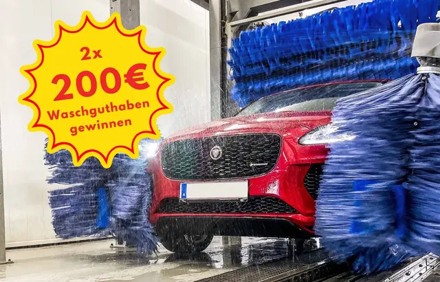 Einfach Gewinnspielfrage unten beantworten und mit etwas Glück erhalten Sie einen 200 Euro Wasch-Gutschein für Ihr Auto!  | Foto: WTC
