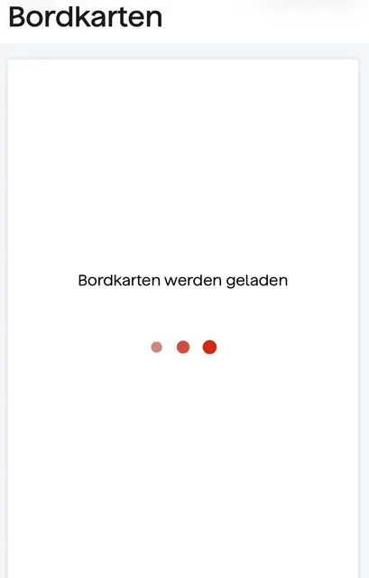 Wie eine Leserin gegenüber MeinBezirk erzählte, habe der Bereich mit der digitalen Boardingkarte in der App nicht funktioniert.  | Foto: Screenshot AUA-App
