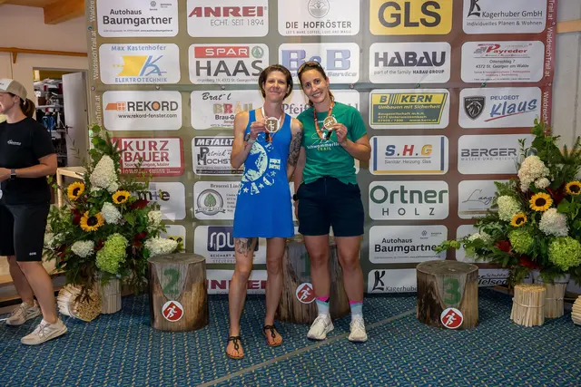 2. Waldreichtrail in St. Georgen am Walde. Waldreichtrail (12,6 km) – Damen: 
1. Magdalena Schachinger, (1:06:36,8 Std.) aus Baumgartenberg - nicht am Bild. 2. Patricia Nebenführ, (1:09:43,3 Std.), 3. Julia Reiter, (1:16:23,6 Std.), Schwammerling-Trail Rechberg. | Foto: Manfred Buchberger