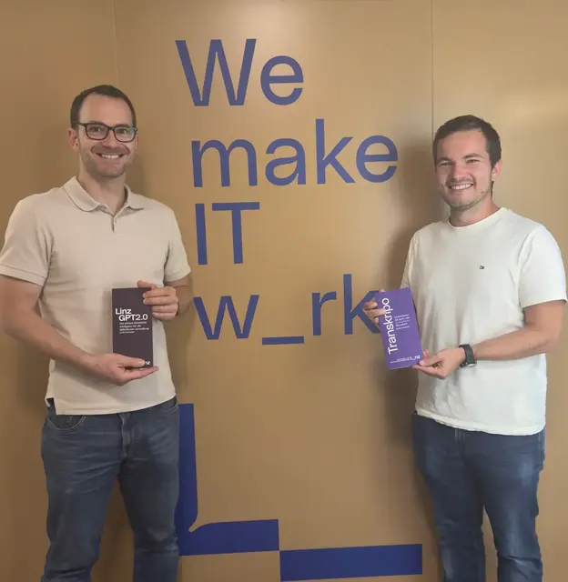 Philipp und Fabian wirken bei KI-Projekten der IKT Linz mit. | Foto: Adueva Ramnat