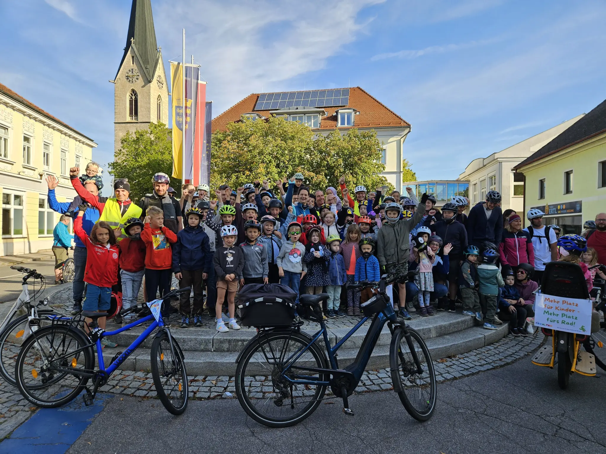 National champion on site: St. Valentin cycling festival with Kidical Mass ...