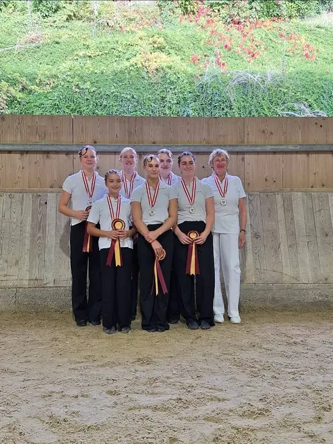 Das Team bei der Siegerehrung in Kärnten. | Foto: Schrank
