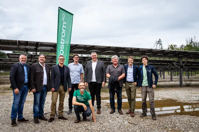Die am Samstag eröffnete Anlage ist das erste von zwei geplanten Kraftwerken in Prisbeldorf. | Foto: Varh Fotografie