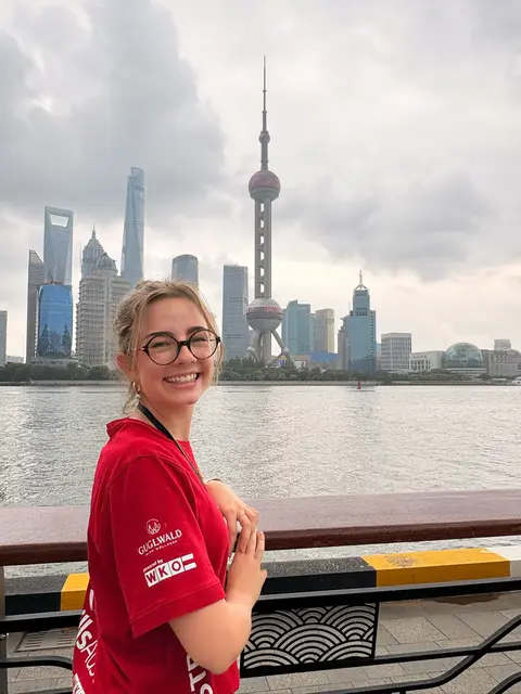 Sarah Schöftner stellt sich der Herausforderung in Shanghai. | Foto: Hotel Guglwald