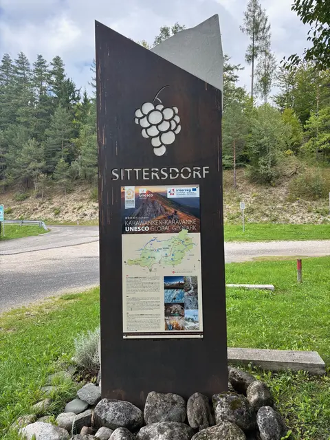Sittersdorf ist eine Gemeinde im grenzübergreifenden Geopark Karawanken. In Tichoja ist das Verwaltungszentrum des Geoparks beheimatet. | Foto: MeinBezirk.at