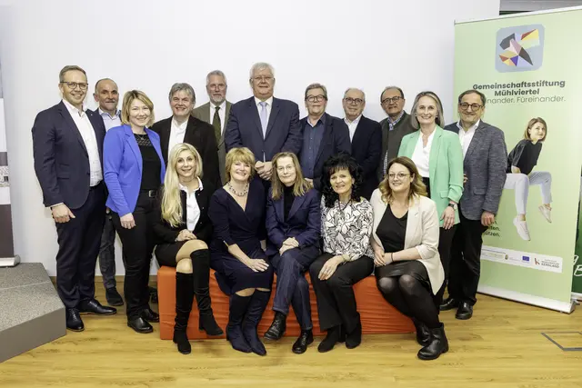 Team der Gemeinschaftsstiftung Mühlviertel | Foto: Mühlviertler Alm/Pils