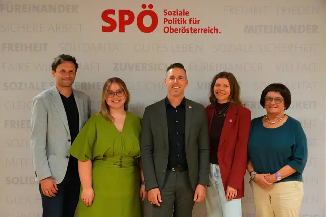 Das Team der SPÖ im Bezirk Ried für die Landtagswahl 2027. | Foto: SPÖ
