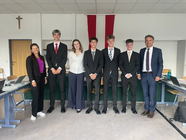Die Schülerinnen und Schüler der achten Klassen des Gymnasiums Zwettl meisterten bereits in der zweiten Schulwoche einen Teil ihrer vorgezogenen Reifeprüfung. | Foto: Gymnasium Zwettl