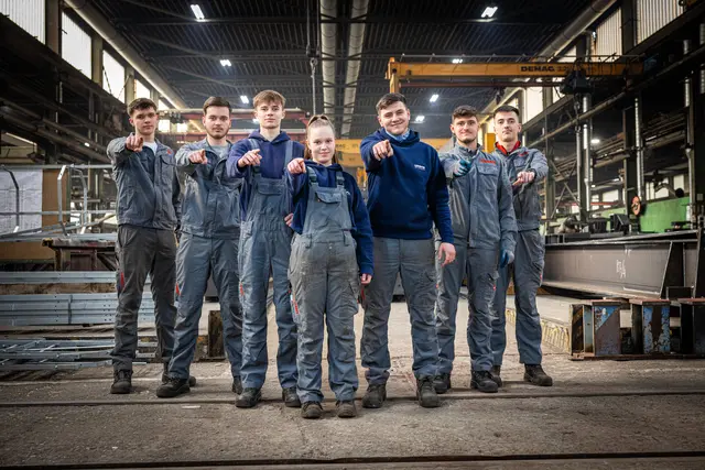 Starkes Team und starke Ausbildung: Lehre bei der Firma URBAS Stahl- und Anlagenbau. Das Familienunternehmen mit Hauptsitz in Völkermarkt ist international tätig. | Foto: URBAS