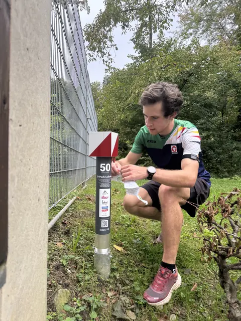 Lukas Novak bei einem Kontrollpunkt in Gamlitz | Foto: AC