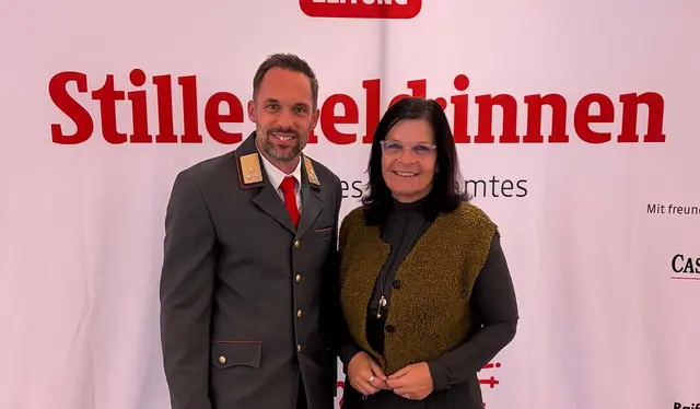 Landesleiter der österr. Bernhard Novak und Landesrätin Marika Lagger-Pöllinger.
 | Foto: Büro LR.in Lagger-Pöllinger