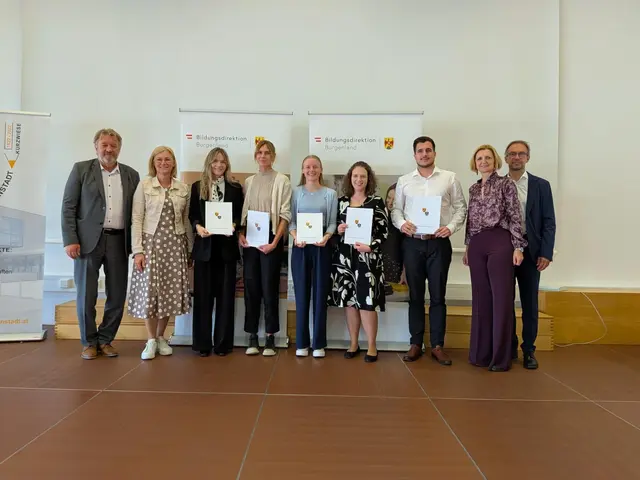 Neulehrkräfte im Bezirk Jennersdorf. 