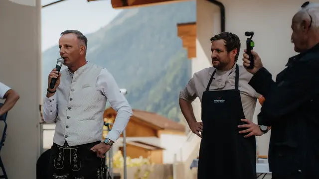 TVB-Geschäftsführer Dietmar Walser begrüßte die Besucher im Kaunertal. | Foto: TVB Tiroler Oberland-Kaunertal/Annalena Walch