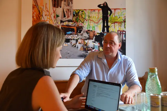 Stefan Krist im Gespräch mit Julia Hettegger | Foto: meinbezirk lungau/pongau
