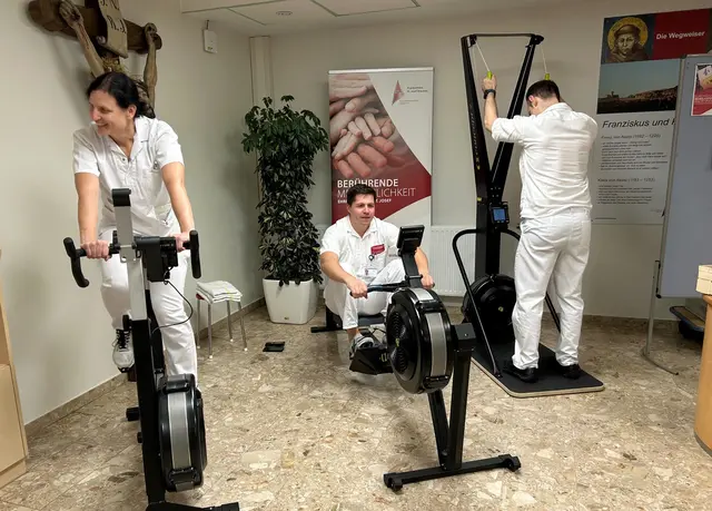 Mitarbeiter sammelten fleißig Kilometer für den guten Zweck. | Foto: Krankenhaus Braunau