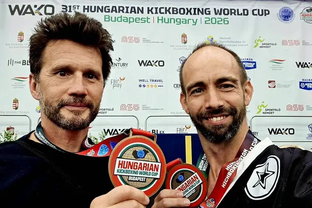 Die nächste Herausforderung wartet bereits auf Ivan Kulev (l.) und Harald Hageneder (r.): die WAKO-Europameisterschaft in Skopje.  | Foto: Ivan Kulev