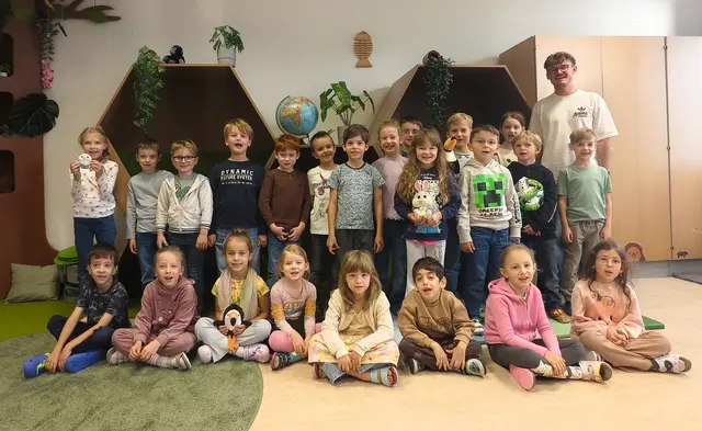 2026 Volksschule Tulln 1 1c mit Klassenlehrer Laurin Liebl. | Foto: Christian Nowotny