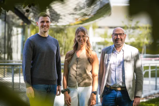Die drei Neuzugänge am ISTA: Friedrich Stricker, Carla Fernández-Rico und Simone Fatichi. | Foto: ISTA