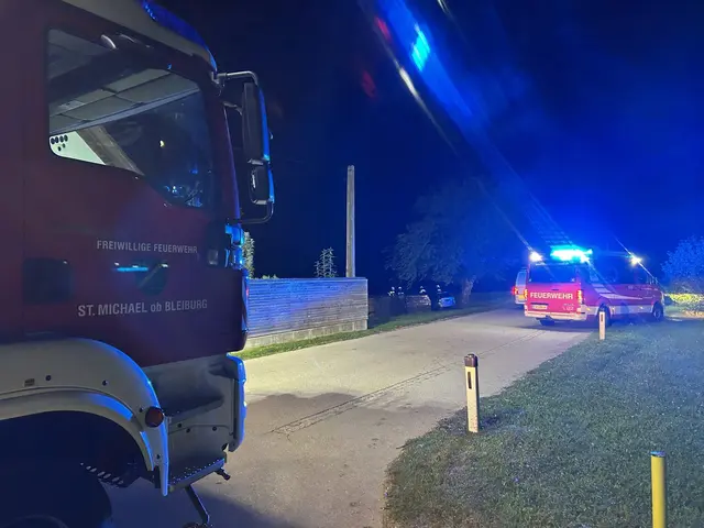 Die Feuerwehr führte die notwendigen Sicherungsarbeiten durch. | Foto: Feuerwehr St. Michael ob Bleiburg