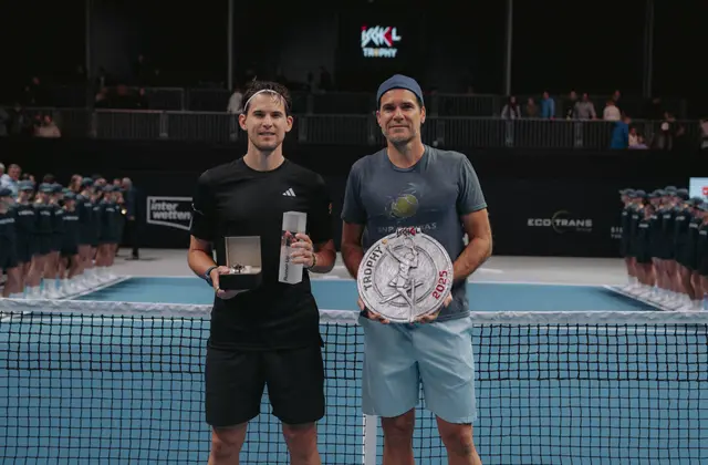 Dominic Thiem und Tommy Haas im Finale des vergangenen Jahres. | Foto: TI Management