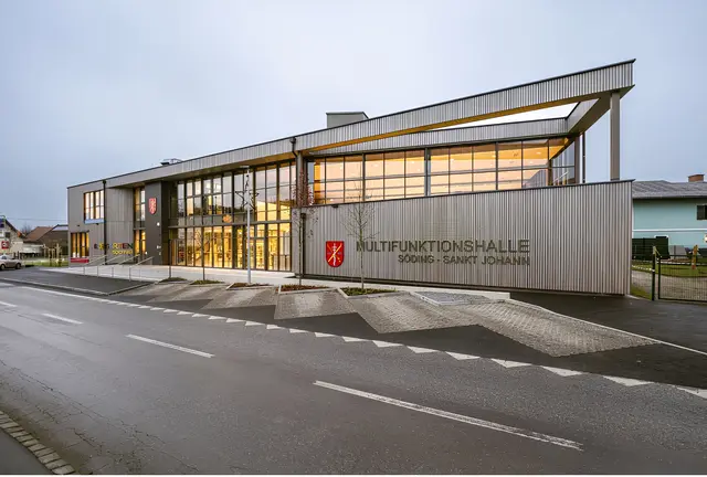 Die neue Multifunktionshalle wird gut angenommen. | Foto: Gemeinde Söding-St. Johann